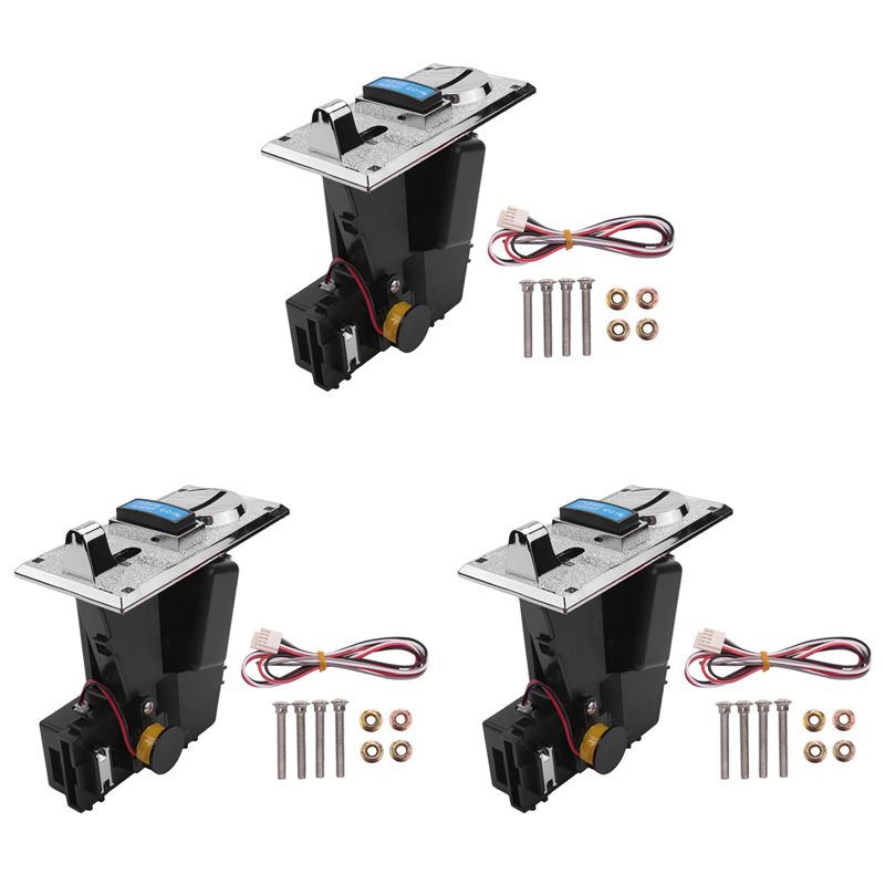 Arcade Ticket Machine - Y67A-3X Multi Coin Acceptor Electronic Roll