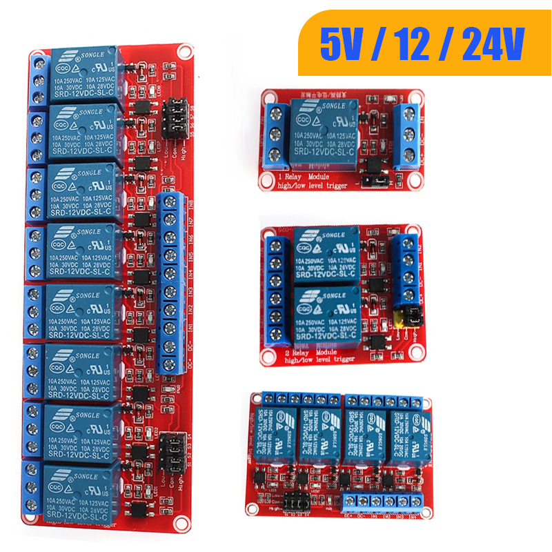 Arduino Vending Machine Project - 1PCS 5V 12V 24V 1/2/4/8 Channel