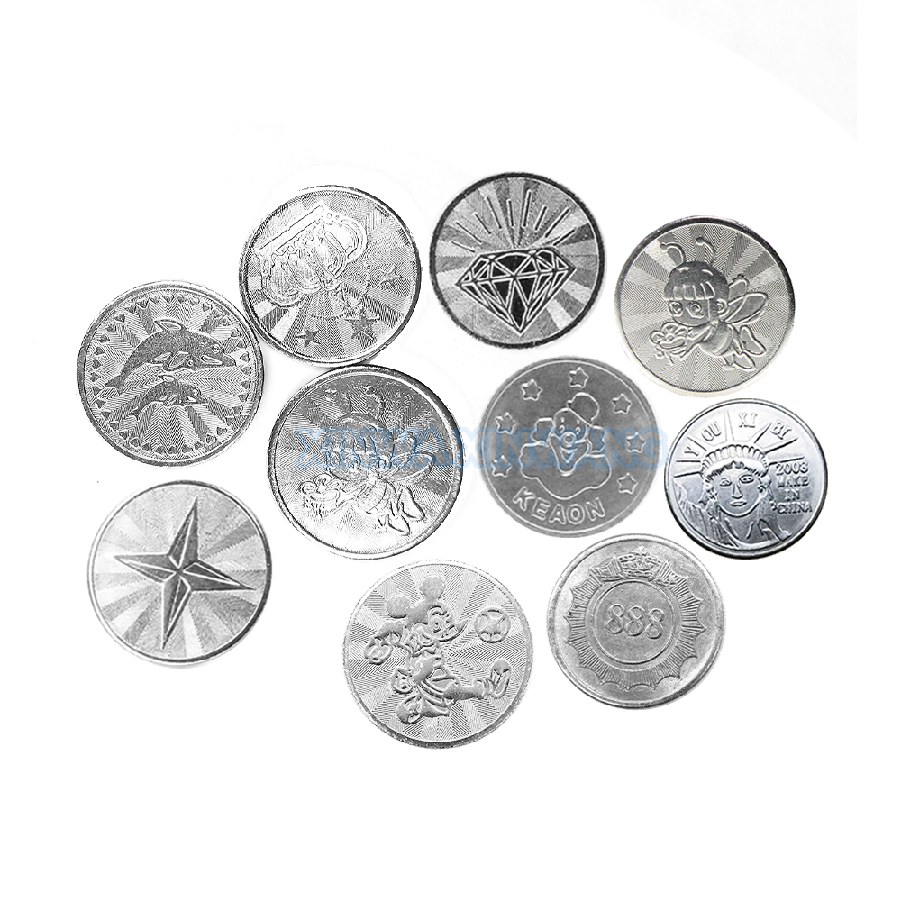 Arcade Ticket Machine - 100PCS Coins Tokens Stainless Steel Collect