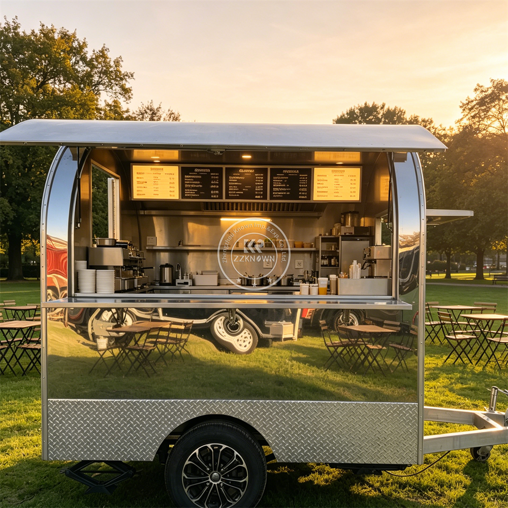 Concession Food Trailer Mobile - Hot Dog Vending Cart reseña y precio