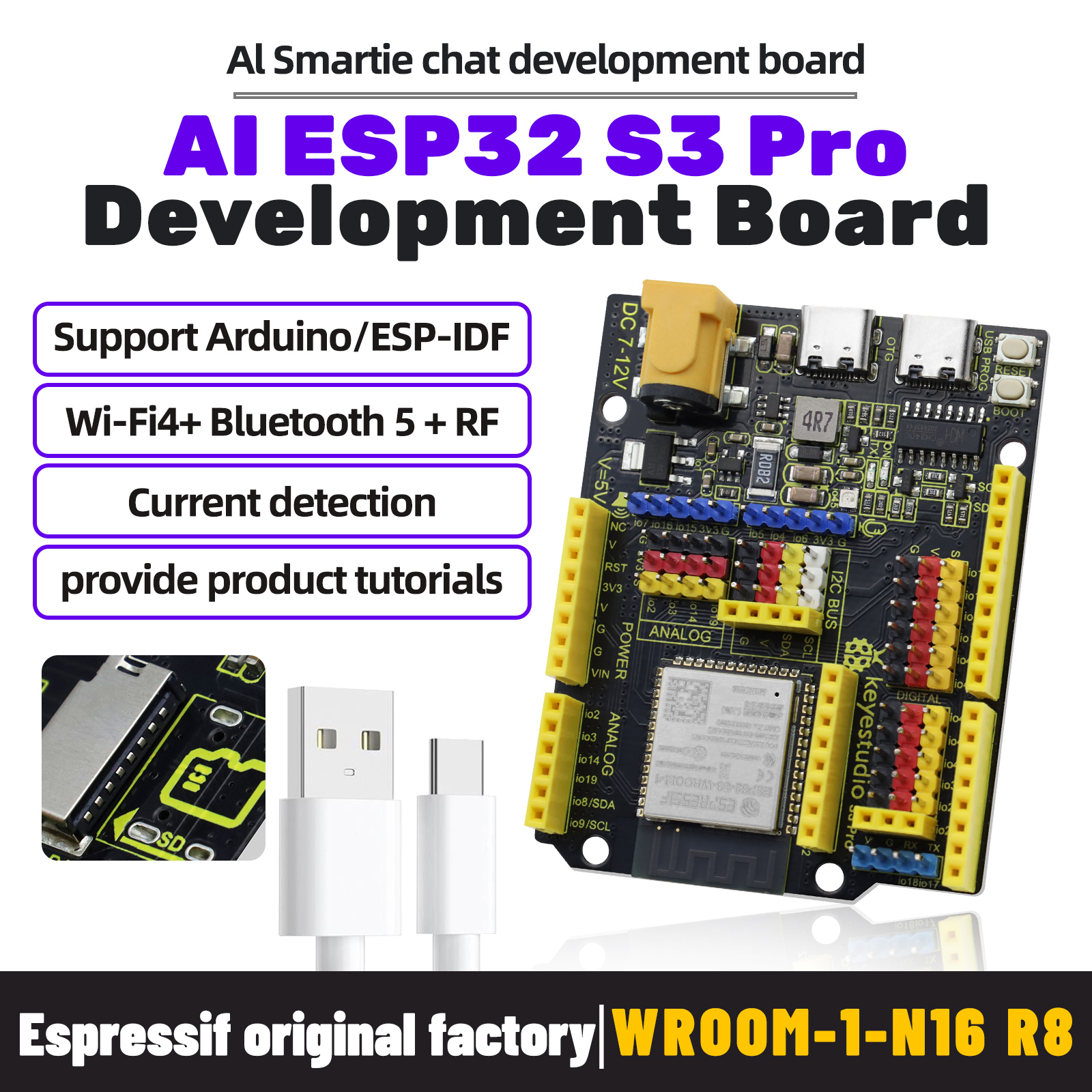 Kidsbits AI ESP32 S3 Pro Devel - Arduino Vending Machine Project reseña y precio