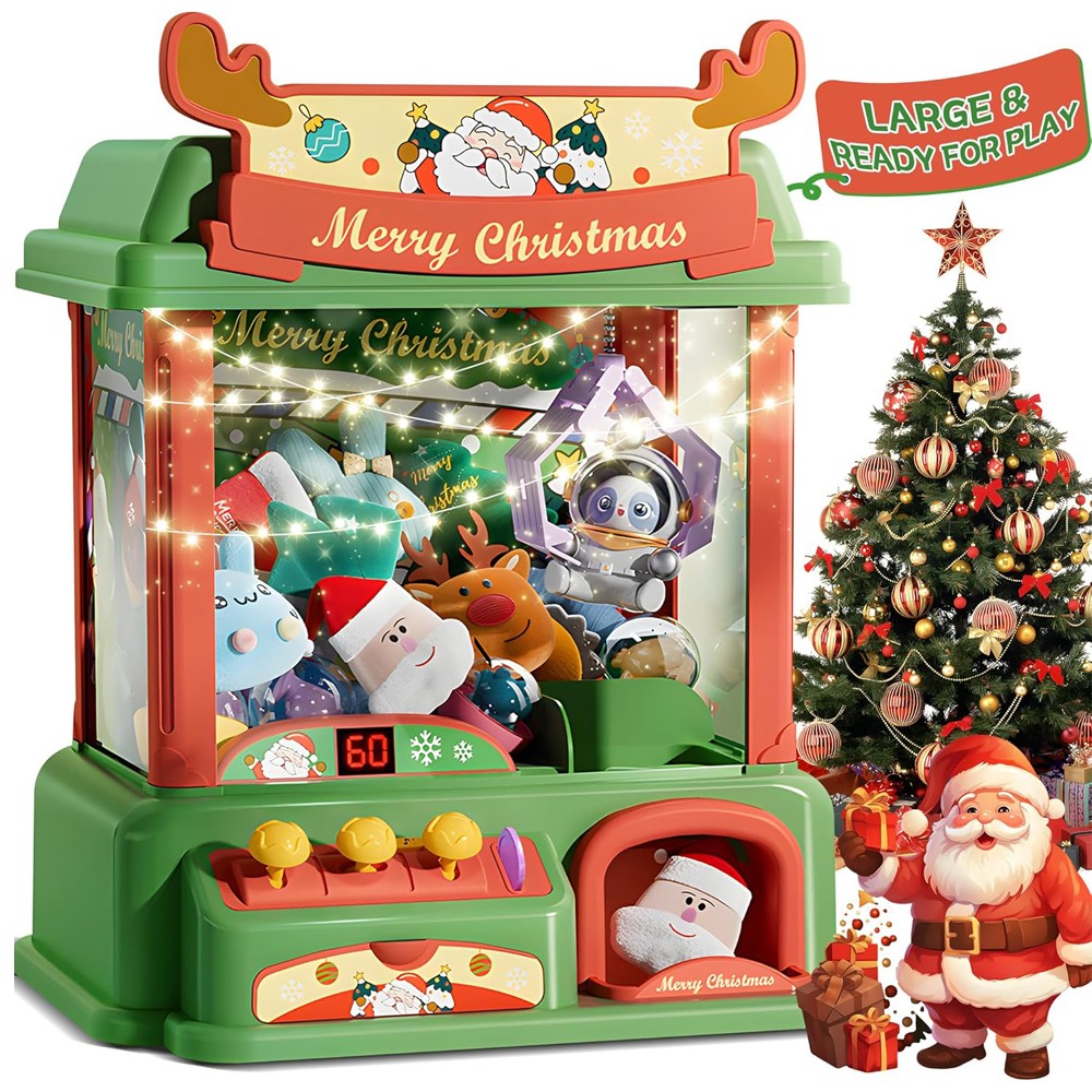 Christmas Claw Machine For Kid - Arcade And Vending reseña y precio