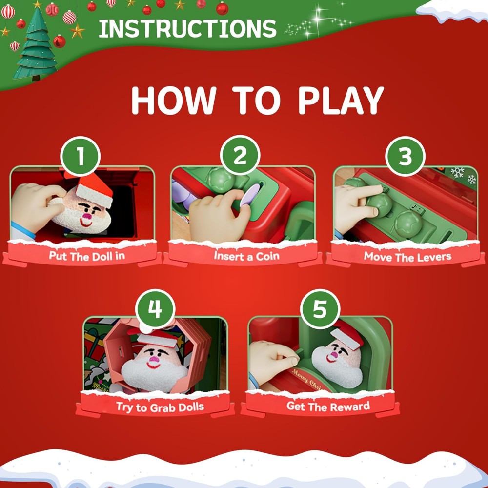 Christmas Claw Machine For Kid - Arcade And Vending reseña y precio