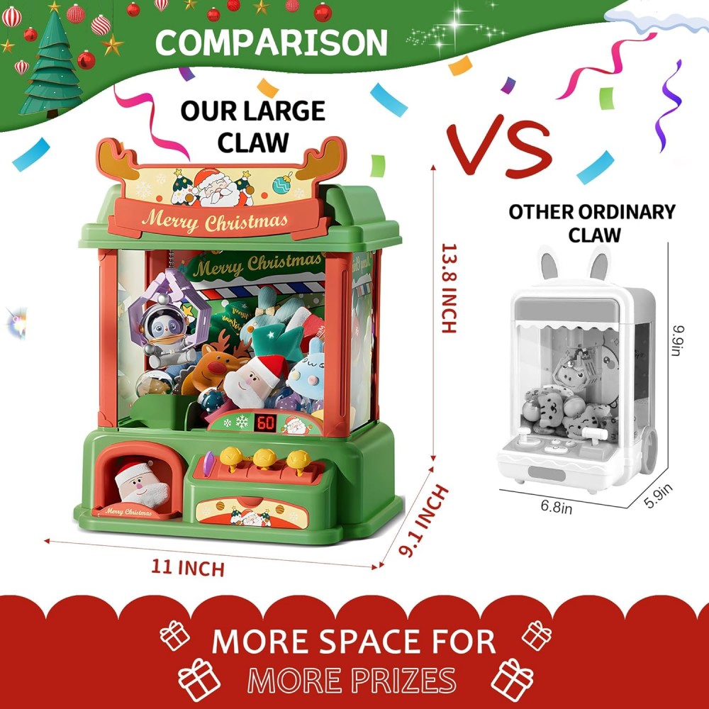 Christmas Claw Machine For Kid - Arcade And Vending reseña y precio
