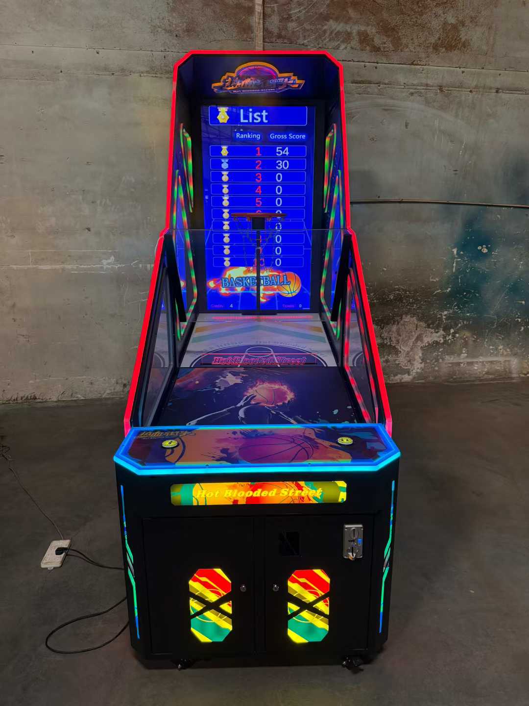 Coin-Operated LED Basketball A - Ticket Redemption Machine reseña y precio