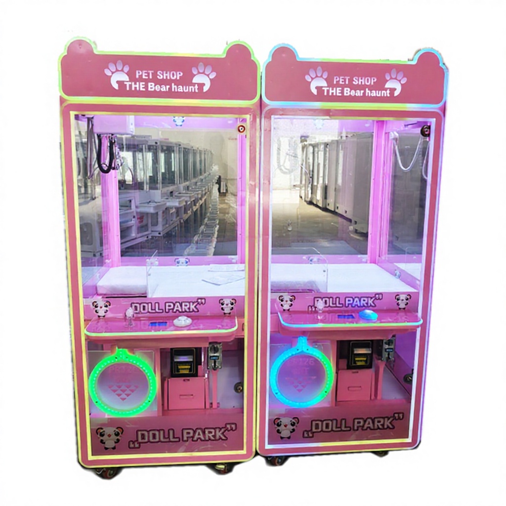 Pink Panda Dollhouse Crane Cla - Bill Acceptor Vending reseña y precio