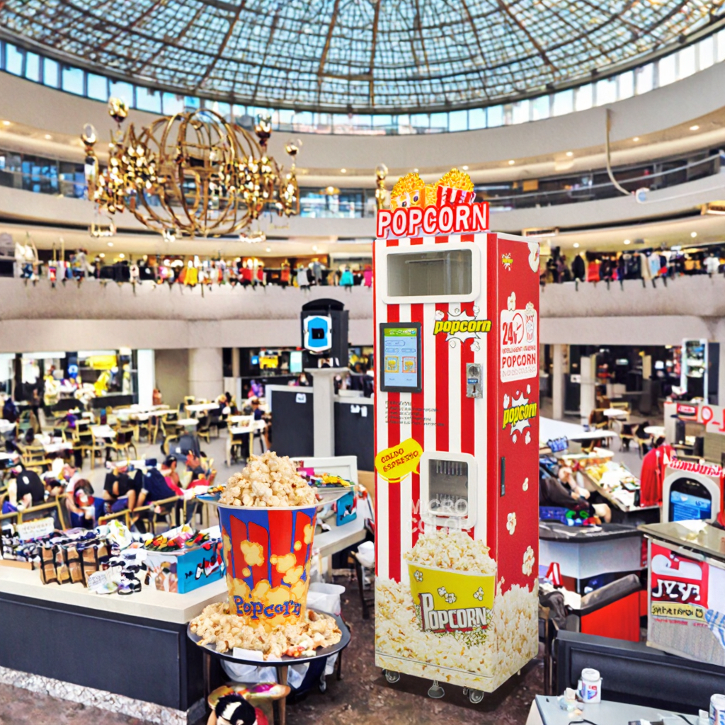 Full Automatic  Commercial Pop - Popcorn Vending Machine reseña y precio