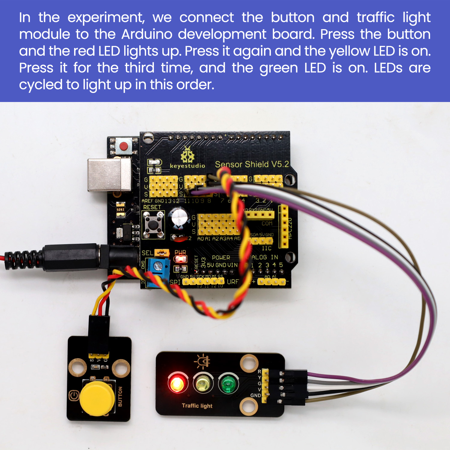 Keyestudio Traffic Light Modul - Arduino Vending Machine Project reseña y precio