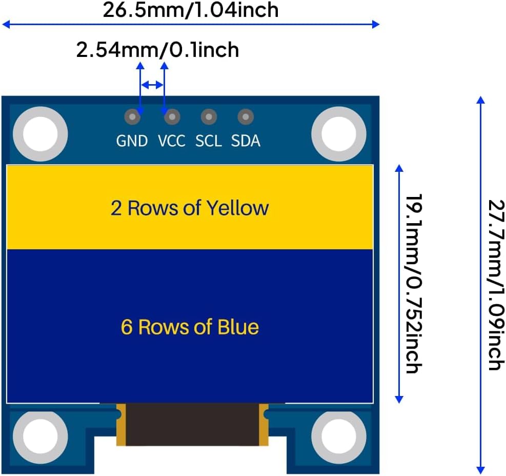 3PCS 0.96 Inch OLED Display Sc - Arduino Vending Machine Project reseña y precio