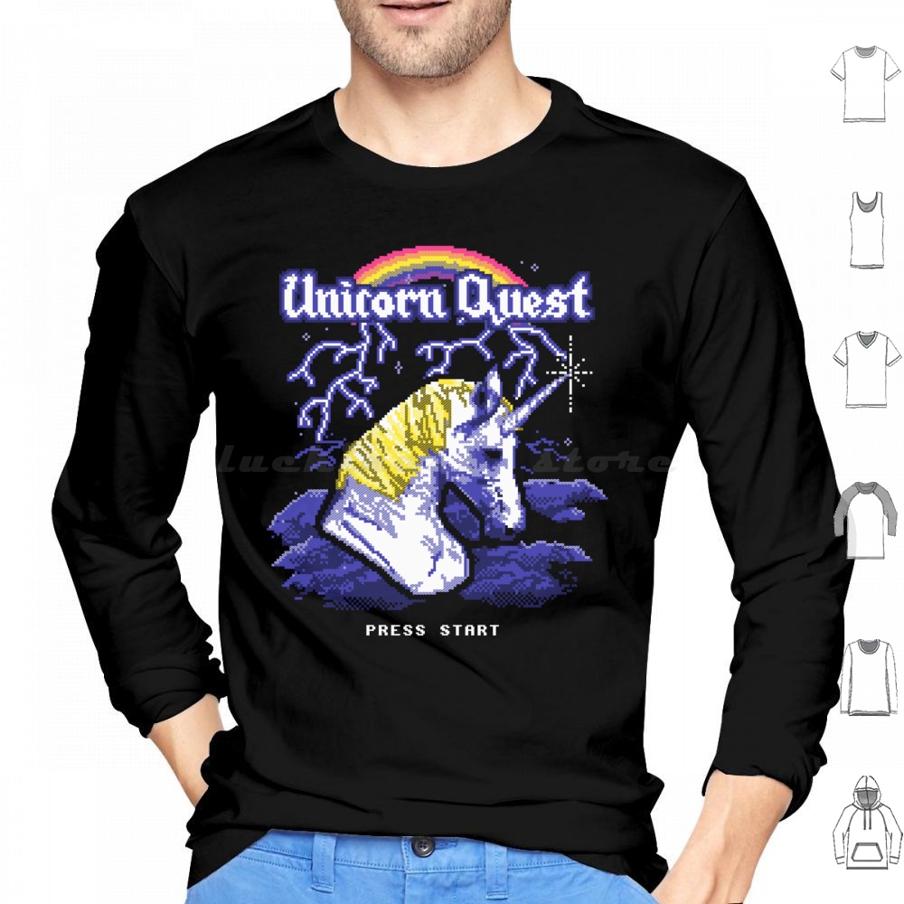 Unicorn Quest Hoodie Cotton Lo - Arcade Quest reseña y precio