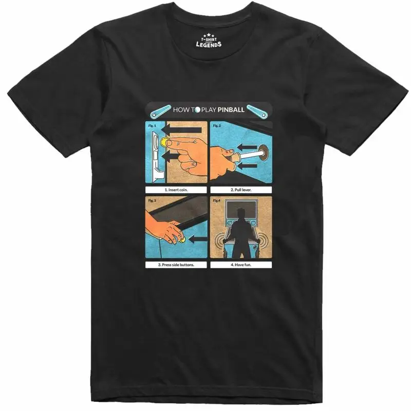 Mens T Shirt Retro Pinball Mac - Pinball Machine reseña y precio