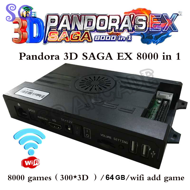 Arcade Pandora Saga Box EX2 80 - Arcade Ticket Machine reseña y precio