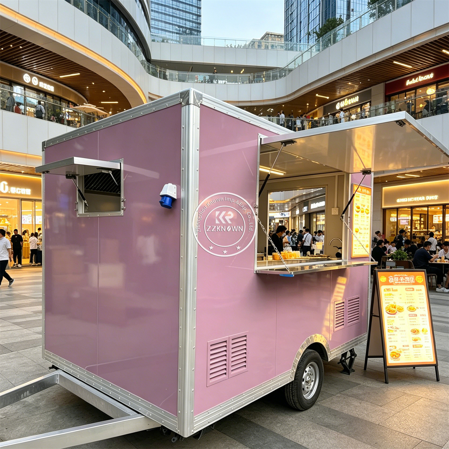 Concession Pizza Trailer Stree - Hot Dog Vending Cart reseña y precio