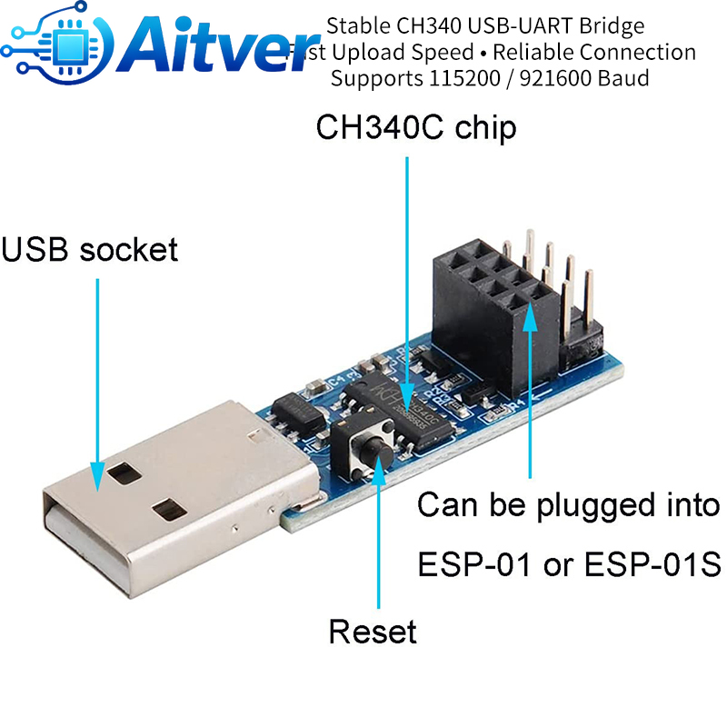 ESP01 Programmer Adapter USB t - Arduino Vending Machine Project reseña y precio