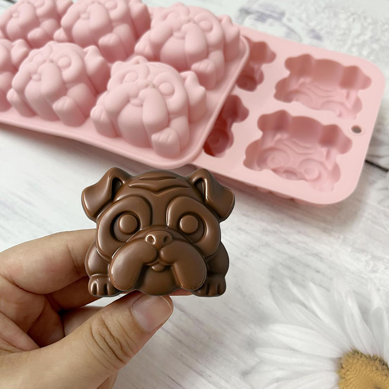 Bulldog Chocolate Silicone Mol - Hot Dog Vending Cart reseña y precio