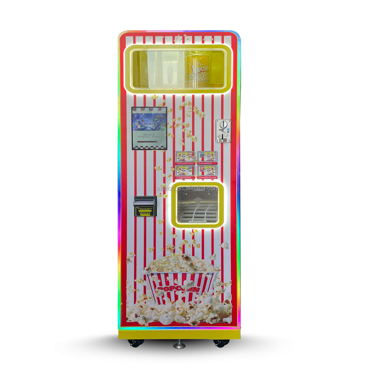 Two Flavors Commercial Popcorn - Popcorn Vending Machine reseña y precio