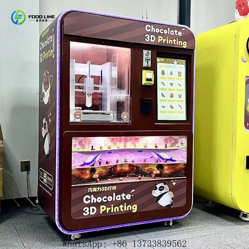 Customized 3D Chocolate Desser - Popcorn Vending Machine reseña y precio