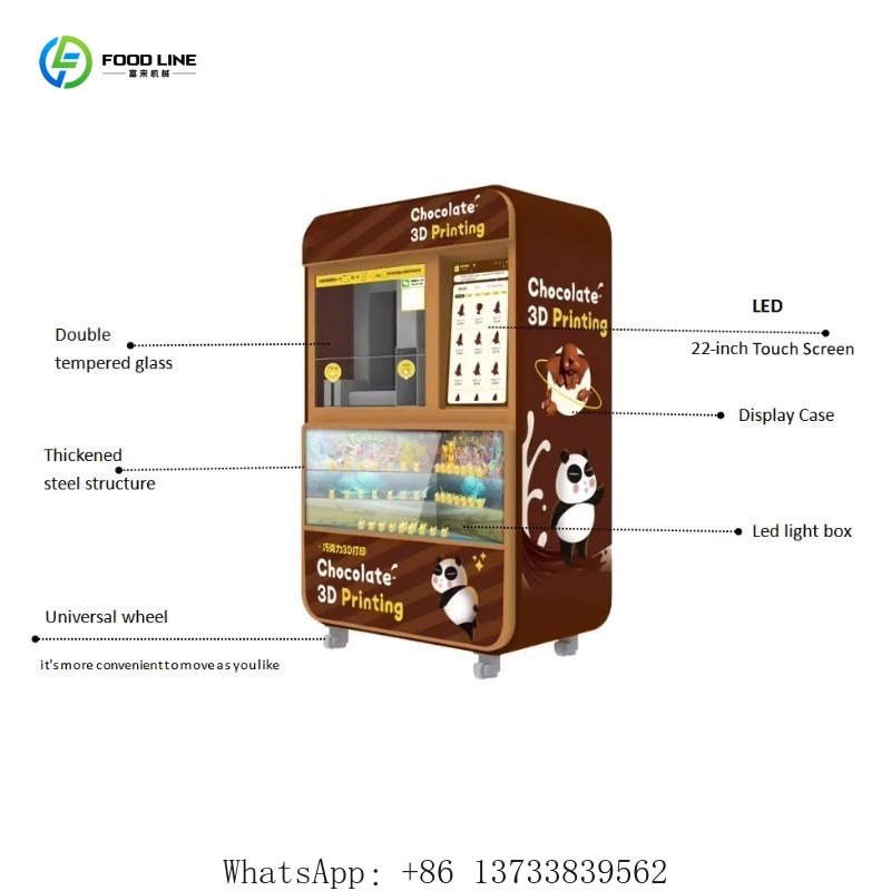 Customized 3D Chocolate Desser - Popcorn Vending Machine reseña y precio