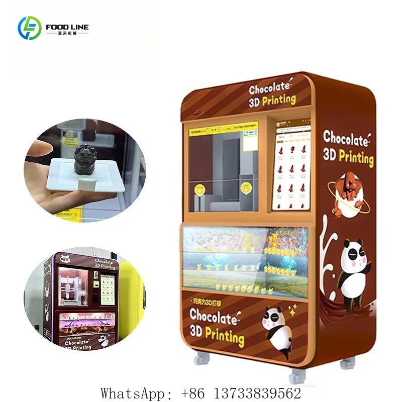 Customized 3D Chocolate Desser - Popcorn Vending Machine reseña y precio