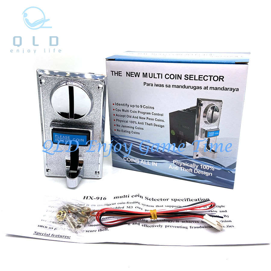 9-Type Multi Coin Acceptor 616 - Vending Arcade Games reseña y precio