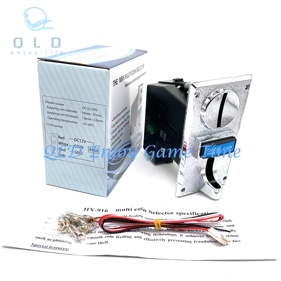 9-Type Multi Coin Acceptor 616 - Vending Arcade Games reseña y precio