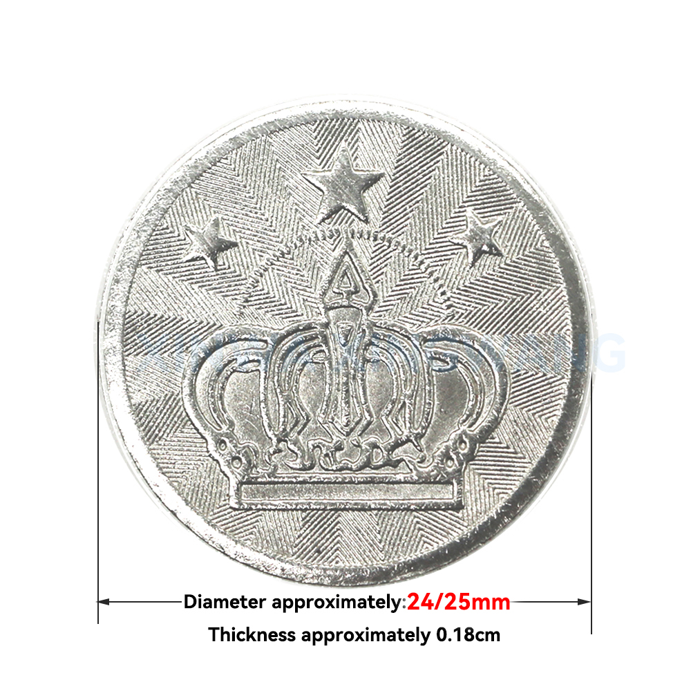 100PCS  Coins Tokens Stainless - Arcade Ticket Machine reseña y precio
