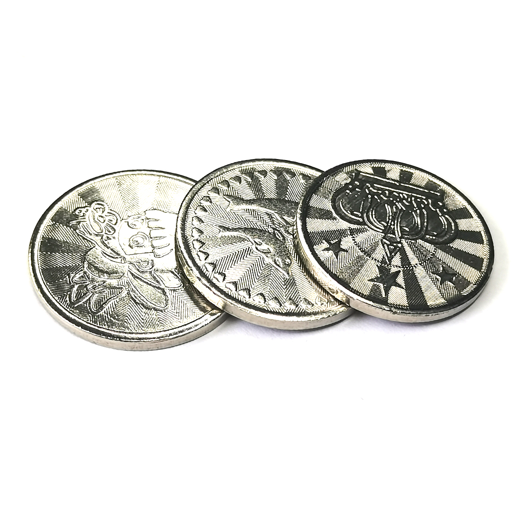 100PCS  Coins Tokens Stainless - Arcade Ticket Machine reseña y precio