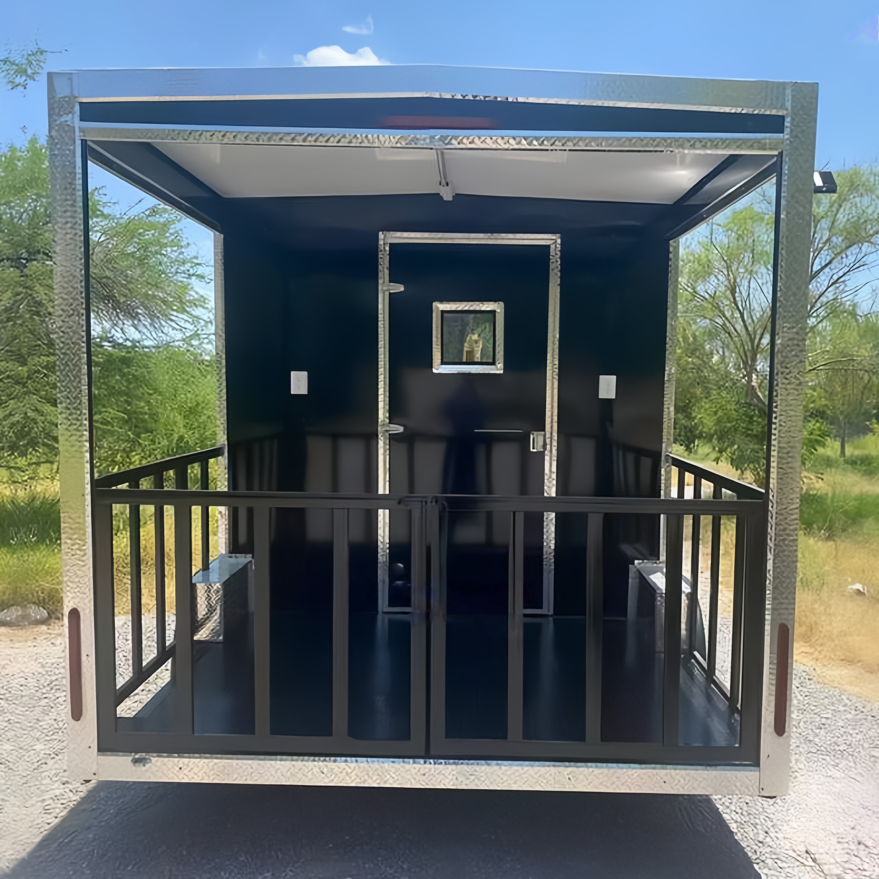Outdoor Mobile Food Truck Trai - Hot Dog Vending Cart reseña y precio