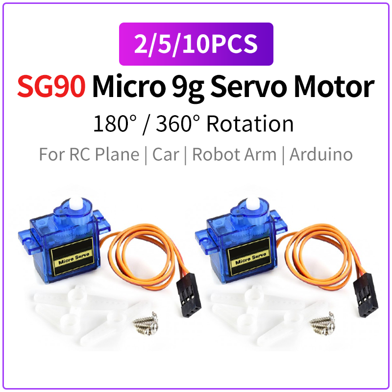 2PCS/5PCS/10PCS SG90 MG90S 9G  - Arduino Vending Machine Project reseña y precio
