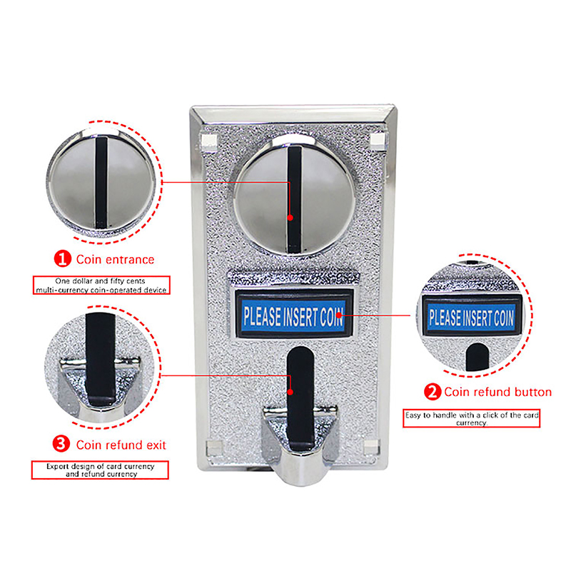 1Pc 616 Multi Coin Slot Accept - Arcade Ticket Machine reseña y precio