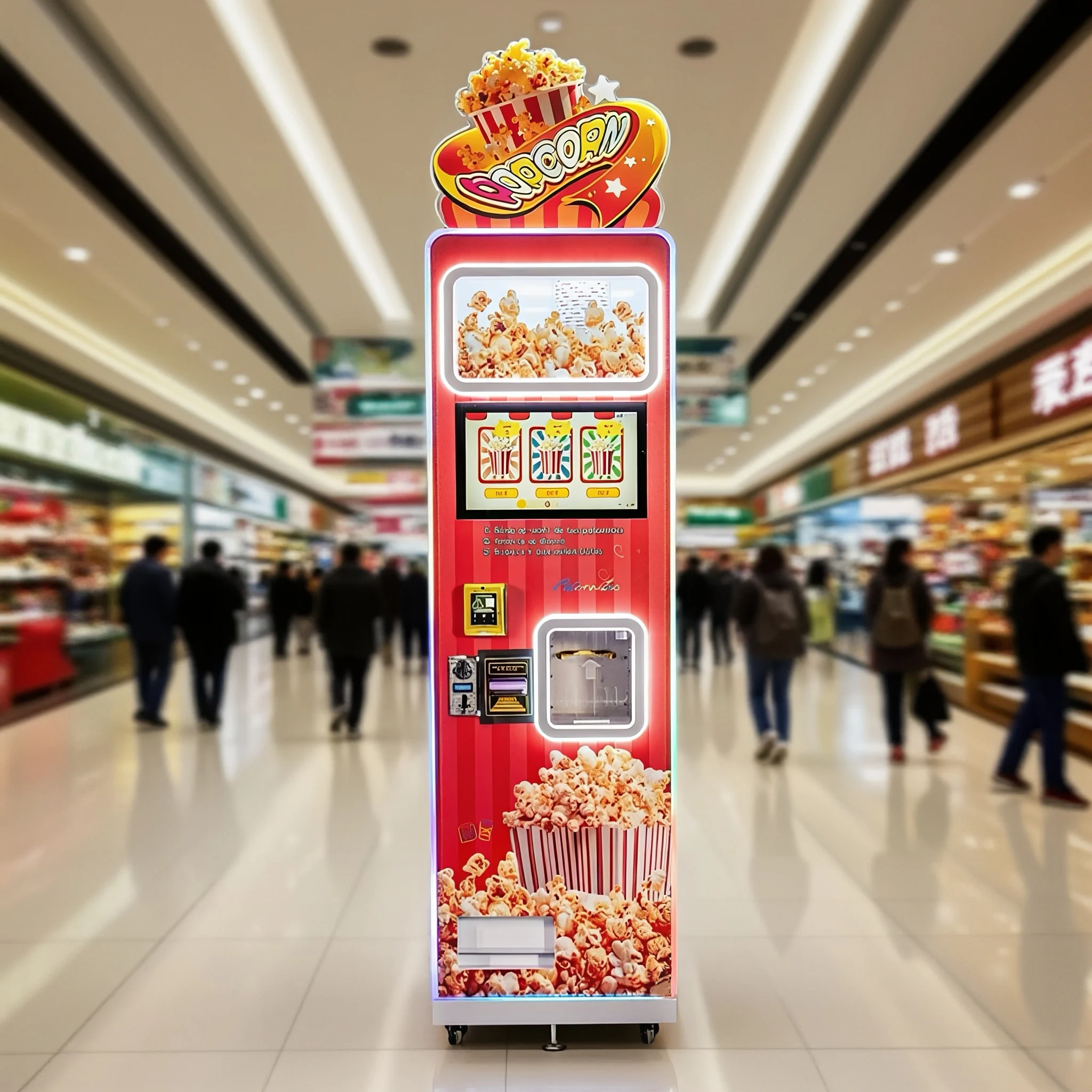 Best Seller 3 Flavoured Fully  - Popcorn Vending Machine reseña y precio