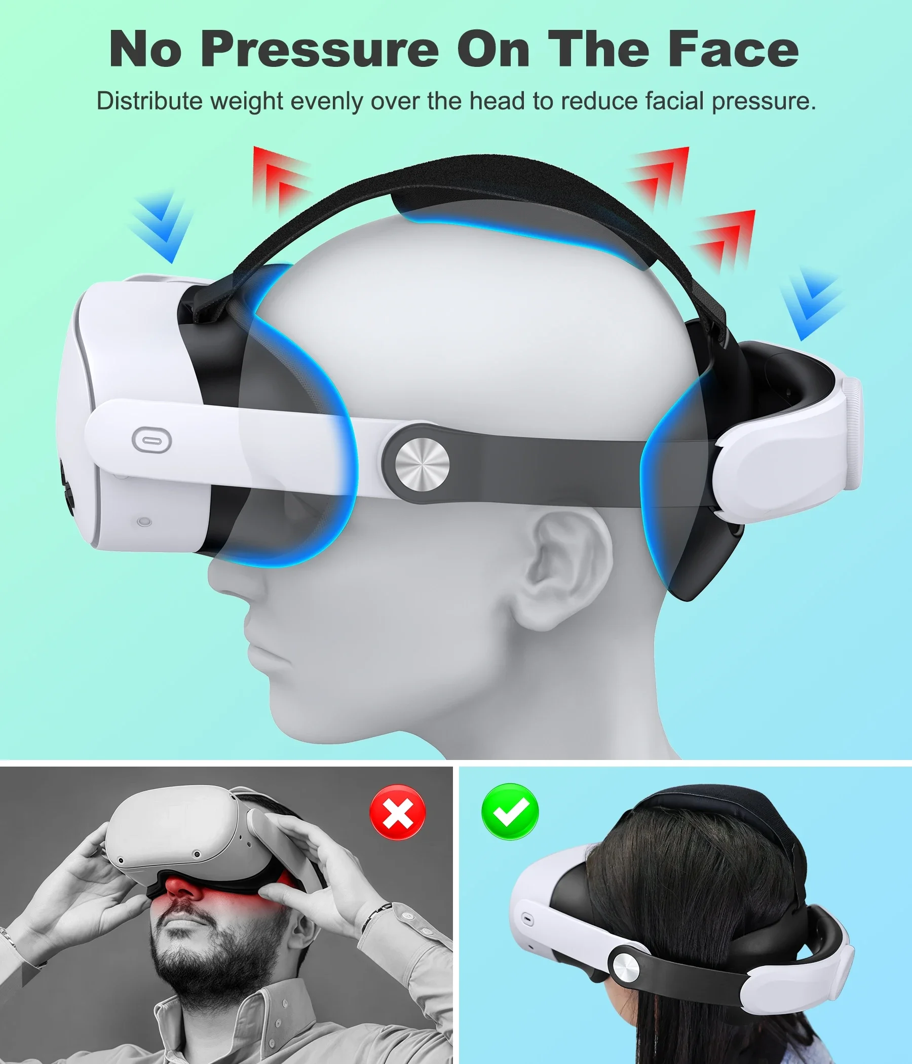 BEBONCOOL Adjustable VR Headba - Arcade Quest reseña y precio
