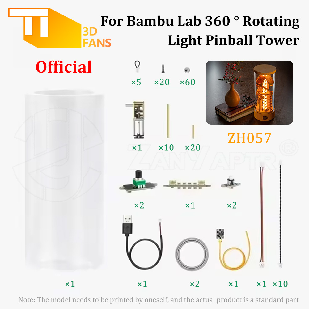 For Bambu Lab DIY 360 ° Rotati - Pinball Machine reseña y precio