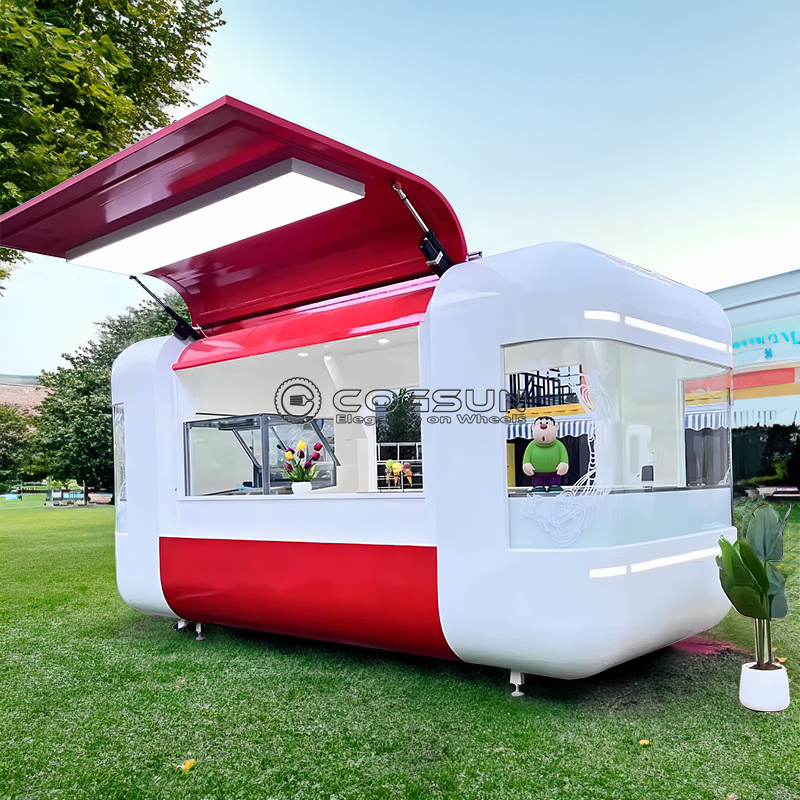 Street Mobile Food Trailer Piz - Hot Dog Vending Cart reseña y precio