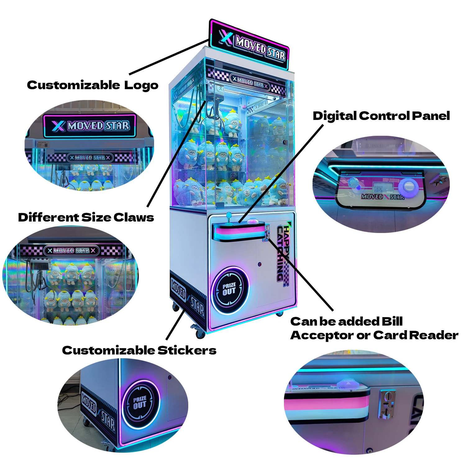 Neofuns Japanese Commercial Ch - Japanese Arcade Vending Machine reseña y precio