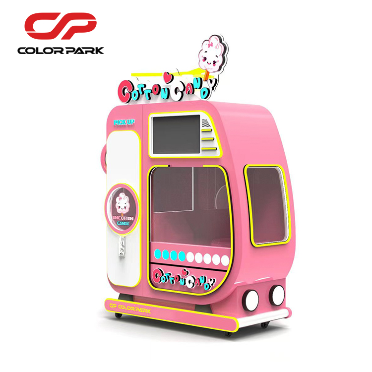 Colorful Automatic Cotton Cand - Bill Acceptor Vending reseña y precio