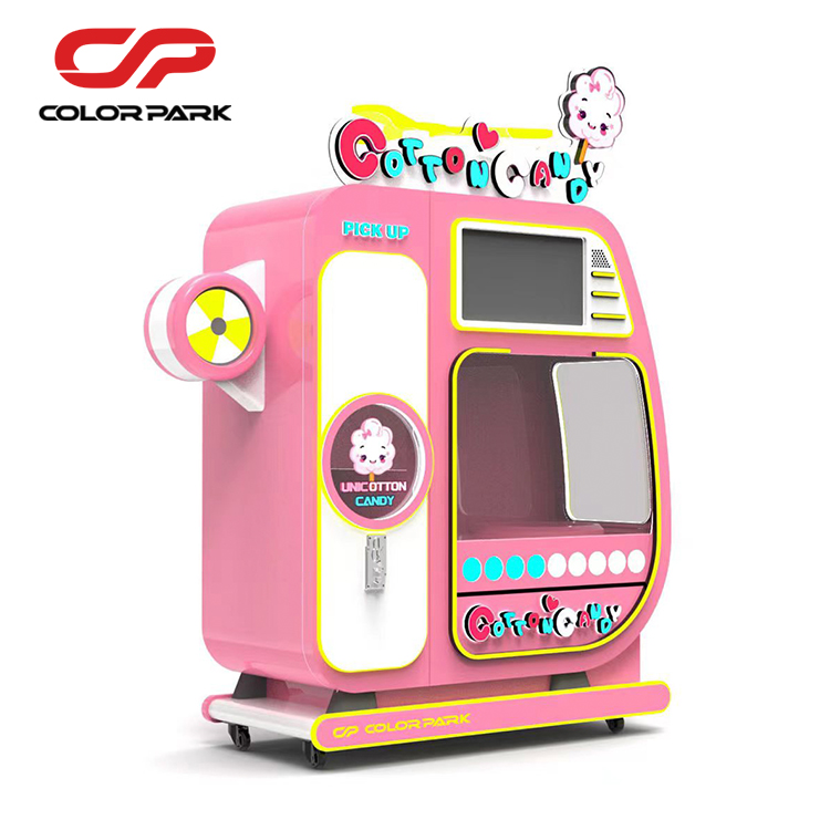 Colorful Automatic Cotton Cand - Bill Acceptor Vending reseña y precio
