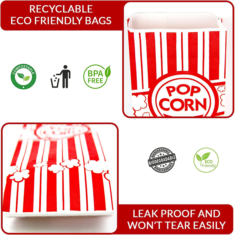 Paper Popcorn Bags Pop Corner  - Popcorn Vending Machine reseña y precio