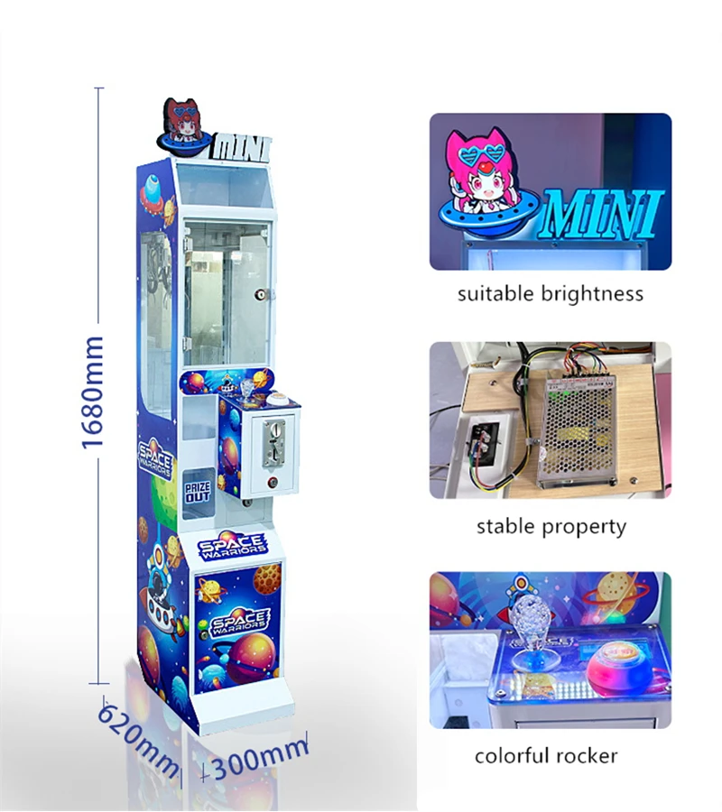 Mega Mini Claw Machine Small T - Bill Acceptor Vending reseña y precio