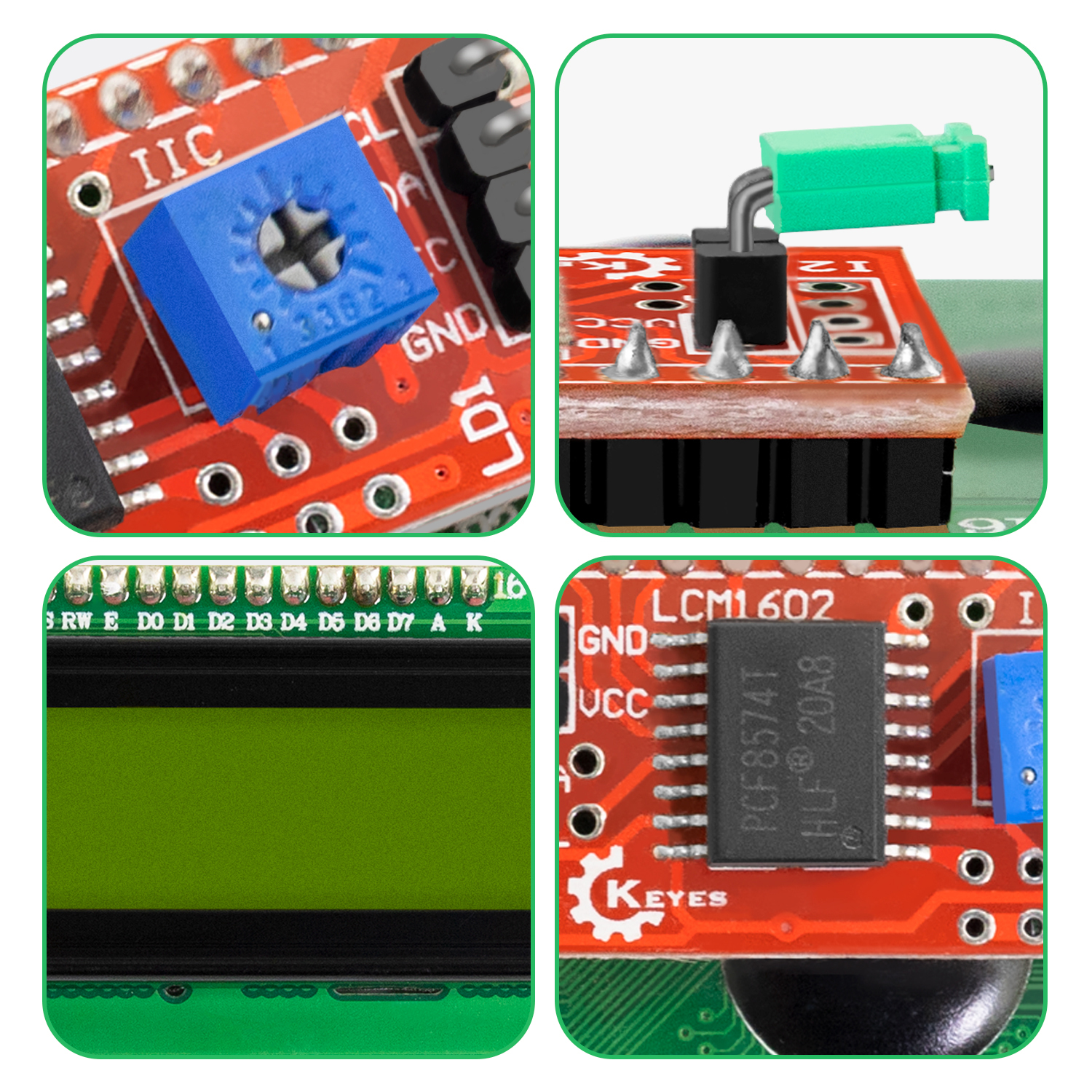 KEYES DC 3.3V LCD1602+I2C Modu - Arduino Vending Machine Project reseña y precio