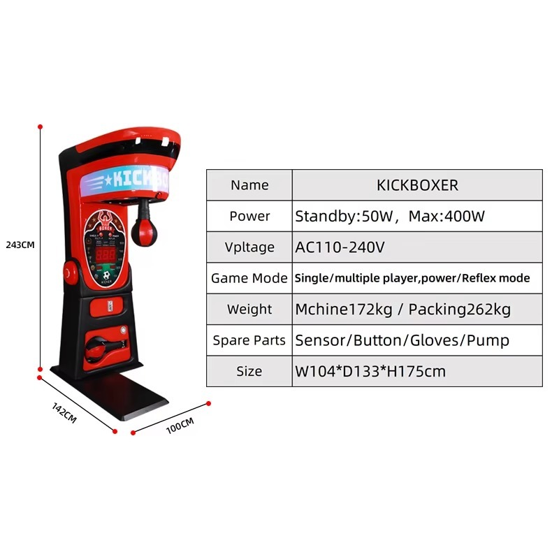 FL Wholesale New Kickboxer Coi - Arcade And Vending reseña y precio