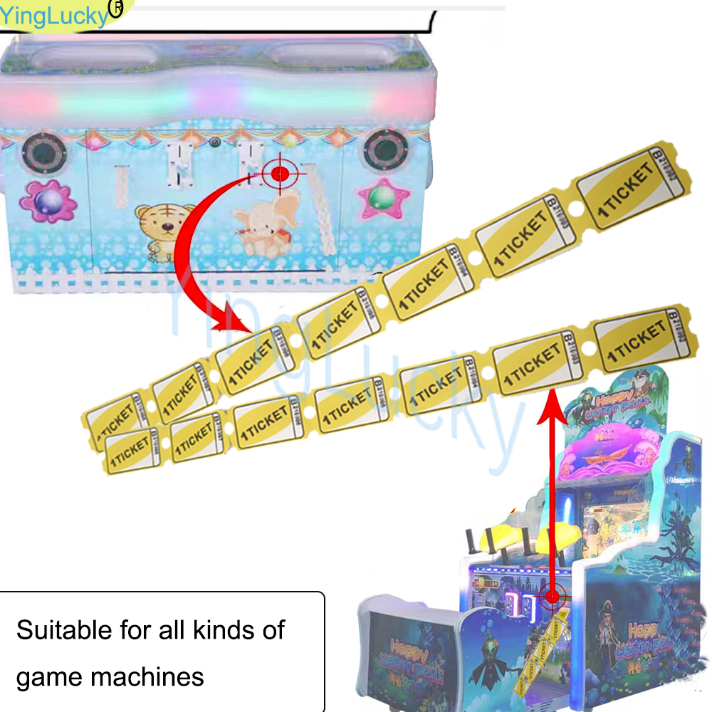 2000 pcs/lot Arcade Lottery Pa - Ticket Redemption Machine reseña y precio