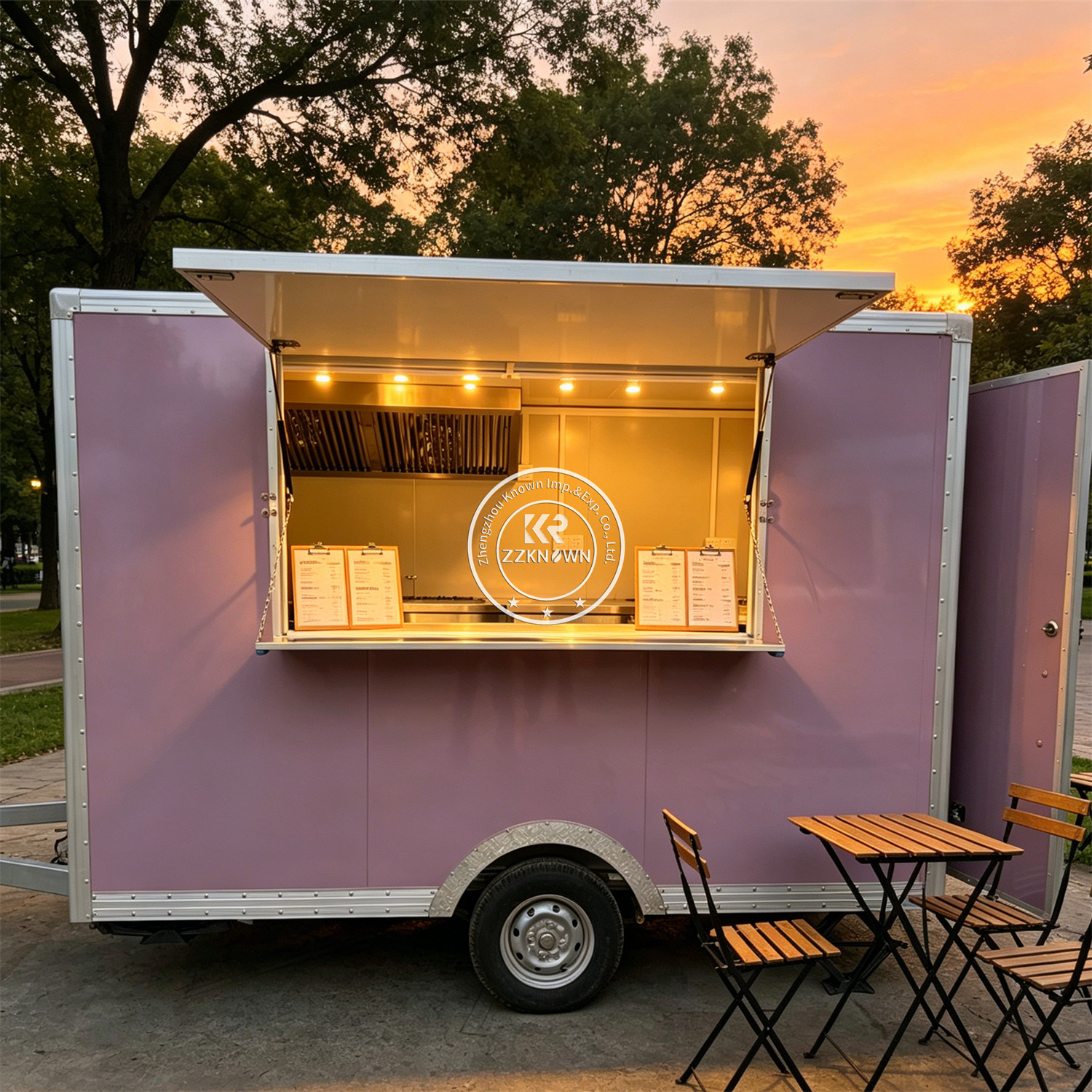 Street Custom Food Trailer Mob - Hot Dog Vending Cart reseña y precio